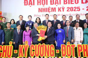 Ông Ngô Chí Cường được chỉ định giữ chức Bí thư Tỉnh ủy Đồng Tháp