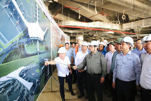 Thủ tướng kiểm tra công trường Sân bay Long Thành