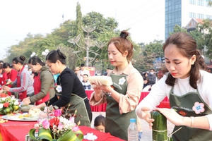 Bắc Giang: Thi gói bánh chưng, nét đẹp độc đáo ở huyện Hiệp Hoà