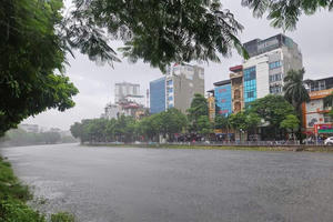Hà Nội phát lệnh báo động lũ trên hai sông