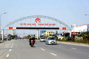 Năm 2020: Hà Nội sẽ có thêm quận mới Hoài Đức