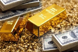 Chỉ số giá vàng tháng 2 tăng, đô la Mỹ giảm