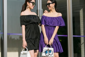 Hoa khôi Nam Em và á hậu Hà Thu sành điệu xuống phố Hoa khôi Nam Em và á hậu Hà Thu sành điệu xuống phố