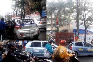 Hà Nội: Báo động tình trạng taxi dừng đón, trả khách trước cổng Bệnh viện Mắt Trung ương