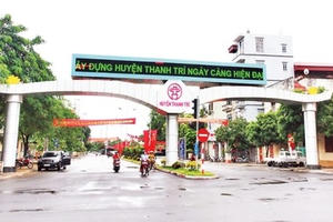 Huyện Thanh Trì đạt chuẩn nông thôn mới nâng cao