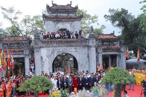 Thanh Hoá đón nhận danh hiệu di sản văn hoá phi vật thể quốc gia Lễ hội đền Bà Triệu