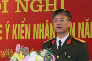 Đại tá Thân Văn Hải giữ chức Giám đốc Công an Vĩnh Phúc