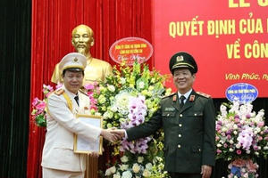 Bổ nhiệm Giám đốc công an Vĩnh Phúc Bổ nhiệm Giám đốc công an Vĩnh Phúc