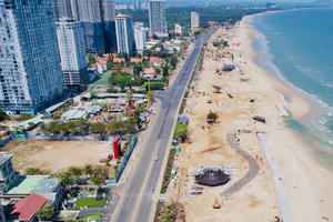 Công trường Thùy Vân – Bãi Sau nhộn nhịp ngày đêm, quyết tâm hoàn thành đúng tiến độ