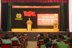 98 giảng viên tham gia Hội thi giảng viên dạy giỏi cấp Bộ Công an