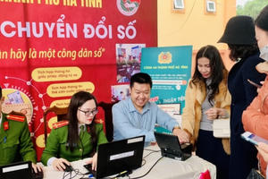 Hà Tĩnh đứng thứ 2 toàn quốc về cài đặt định danh điện tử