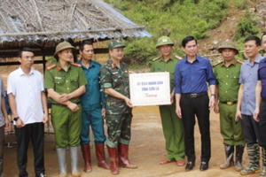 Sơn La: Tập trung khắc phục hậu quả thiên tai do mưa lũ Sơn La: Tập trung khắc phục hậu quả thiên tai do mưa lũ