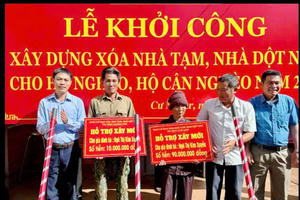 Đắk Lắk: Khởi công xây dựng 4.285 căn nhà trao tặng các hộ nghèo