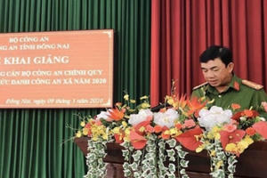 Đồng Nai: Khai giảng lớp bồi dưỡng cán bộ Công an chính quy Đồng Nai: Khai giảng lớp bồi dưỡng cán bộ Công an chính quy