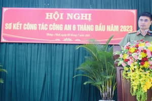 Công an huyện Thống Nhất tổ chức hội nghị sơ kết 6 tháng đầu năm