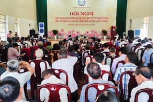 Bí thư Tỉnh ủy Đồng Nai đối thoại với người dân Khu tái định cư Lộc An - Bình Sơn