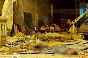 Khởi tố vụ sập giàn giáo làm 4 người tử vong tại đường Nguyễn Công Trứ