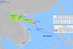 Chiều nay Bắc Bộ sẽ có mưa to, gió lớn