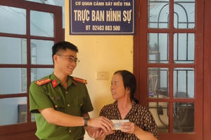 Công an kịp thời ngăn chặn người phụ nữ chuyển tiền cho người lạ
