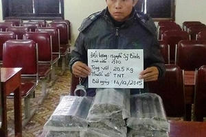 Nghệ An: Bắt quả tang đối tượng vận chuyển 20 kg thuốc nổ Nghệ An: Bắt quả tang đối tượng vận chuyển 20 kg thuốc nổ