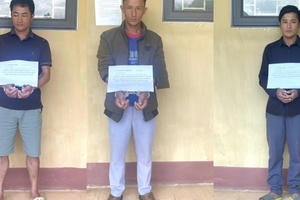 Lai Châu: Bắt giữ 03 đối tượng chống người thi hành công vụ Lai Châu: Bắt giữ 03 đối tượng chống người thi hành công vụ