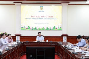 Đồng bộ cơ sở dữ liệu để xây dựng ứng dụng trợ lý ảo trong phổ biến, giáo dục pháp luật