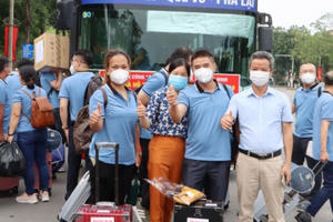 50 y bác sỹ của Bắc Ninh lên đường chi viện cho TP Hồ Chí Minh