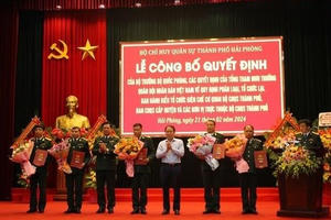 Tổ chức lại cơ quan Bộ Chỉ huy Quân sự tại Hải Phòng