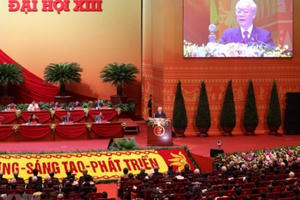 Khai mạc ĐH Đảng XIII: Đẩy mạnh toàn diện, đồng bộ công cuộc đổi mới