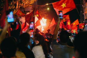 Olympic Việt Nam vào bán kết ASIAD: Hà Nội có đêm "không ngủ"