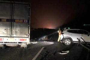 1 người tử vong, 2 người bị thương sau vụ va chạm giao thông trên Cao tốc