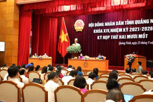 Kỳ họp thứ 21 HĐND tỉnh Quảng Ninh quyết nghị chính sách cấp bách hỗ trợ khắc thiệt hại bão số 3