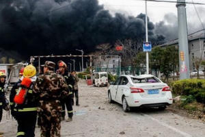 Nổ nhà máy hóa chất Trung Quốc, ít nhất 44 người thiệt mạng