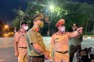 Công an Nghệ An, tăng cường 630 CBCS, phục vụ tại 70 điểm chốt TP Vinh