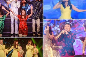 Ngọc Sơn, Đàm Vĩnh Hưng nhảy tưng bừng trong đêm nhạc mừng năm mới