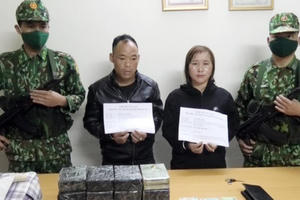 Lào Cai: Bắt giữ 2 đối tượng vận chuyển 32 bánh heroin