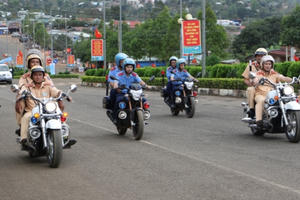 Đắk Nông: Lễ ra quân Năm an toàn giao thông 2017
