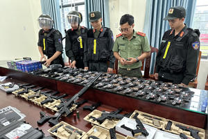 Quảng Ngãi: Triệt phá điểm mua, bán trái phép vũ khí trên không gian mạng quy mô lớn Quảng Ngãi: Triệt phá điểm mua, bán trái phép vũ khí trên không gian mạng quy mô lớn