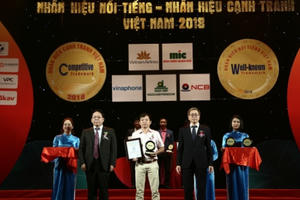 Nhãn hàng sữa Cô gái Hà Lan đạt top 10 nhãn hiệu nổi tiếng Việt Nam 2018