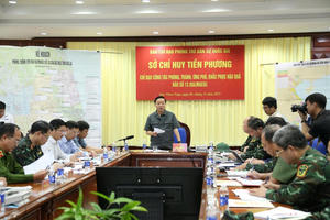 Tỉnh Quảng Ngãi kích hoạt kịch bản ứng phó bão ở cấp cực kỳ nguy hiểm