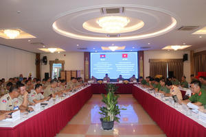 Tiếp tục tăng cường phối hợp bảo vệ ANTT biên giới giữa Công an tỉnh Kiên Giang và Công an 03 tỉnh giáp biên của Campuchia