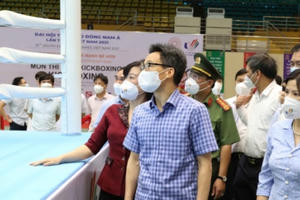 Phó Thủ tướng Vũ Đức Đam kiểm tra công tác chuẩn bị SEA Games 31 tại Bắc Ninh Phó Thủ tướng Vũ Đức Đam kiểm tra công tác chuẩn bị SEA Games 31 tại Bắc Ninh