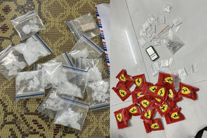 Bốn đối tượng mua ma túy phục vụ khách ở quán Karaoke