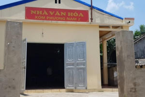 Sự thật về nhà văn hoá vừa xây xong đã phá tại Thái Nguyên?