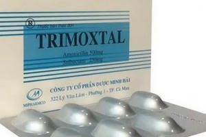 Thuốc Trimoxtal 500/250 của Công ty Dược Minh Hải tiếp tục bị thu hồi