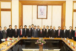 Hình ảnh lễ công bố quyết định phân công Ủy viên Bộ Chính trị