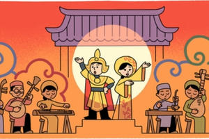 Google thay đổi biểu tượng, tôn vinh nghệ thuật cải lương Việt Nam