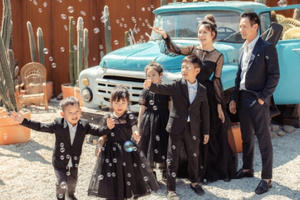 Minh Hà đón sinh nhật ấm áp ông xã Lý Hải và 4 nhóc tỳ đáng yêu