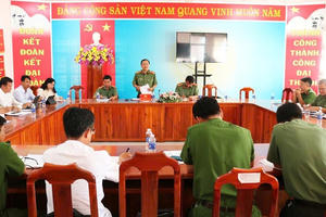 Triển khai Kế hoạch theo dõi, hướng dẫn thực hiện các mặt công tác tại Công an xã trong tỉnh An Giang