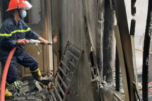 Tạm giữ hình sự người chồng dùng xăng đốt cửa hàng spa của vợ vì mâu thuẫn tình cảm